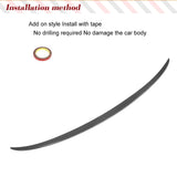 Carbon Fiber Car Rear Spoiler Trunk Wing for BMW F10 Spoiler 5 Series Base Sedan 520i 530i 535i M Sport M5 2011 - 2017