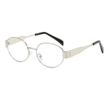 Small Metal Frame Oval Sunglasses