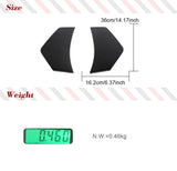 Dry Carbon Car Rear Bumper Trims Canards Splitters Fins Spoiler for Audi R8 V10 2023 2PCS Car Sticker Rear Canards