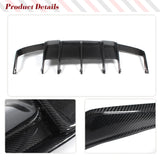 Car Rear Racing Diffuser for Mercedes Benz CLS Class W218 CLS550 Sport CLS63 AMG Sedan 2011-2014 Carbon Fiber Spoiler Body Kits