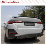Carbon Fiber Car Rear Bumper Diffuser Lip Spoiler For BMW 4 Series G26 M Sport 4 Door 2021-2023 Rear Racing Diffuser Protector