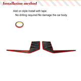 Car Rear Bumper Inserts For BWM 2 Series G87 M2 Coupe 2022UP Dry Carbon Fiber/Wet Carbon Car Rear Bumper Canards Side Vent Trim