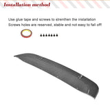 Car Front Bumper Lip Splitters For BMW F87 M2 2016 - 2018 Front Bumper Lip Spoiler Splitters Headbumper Forged Carbon Fiber FRP