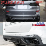 M Performance Style Rear Bumper Splitter Lip Rear Diffuser For Bmw X5 G05 30d 40d 40i M50i M50d Bodykits 2018-2023 M Sport