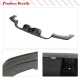 Carbon Fiber Car Rear Bumper Diffuser Lip Spoiler For BMW F80 M3 F82 F83 M4 2014 - 2019 With Middle Light Rear Bumper Diffuser