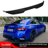 MpStyle Rear Trunk Spoiler Wings Exterior Body Kits for BMW G42 G87 M2 220i 230i M235i M240i Coupe 2022-2023 Tail Fixed Wing Lip