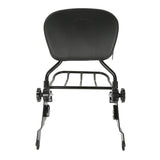 Detachable Backrest Sissy Bar Luggage Rack Fit For Harley Road Street Glide 2009-2023 Motorcycle Comfortable Pads