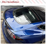 Prepreg Dry Carbon Racing Spoiler Wing for Tesla Model S 2012-2023 Car Rear Spoiler Trunk Spoiler Lid Tail Wing Lip Trim Kits