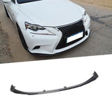 Carbon Fiber/FRP Front Bumper Lip Chin Spoiler For Lexus IS250 IS350 IS F Sport Sedan 4 Door 2014-2016