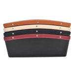 1 PCS Storage Organizer Box Caddy Car Seat Gap Pocket Holder Bag Case Car Pocket PU Leather Car Seat Slit Pocket Car Accessories