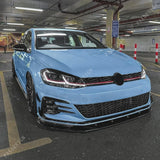 4PCS Front Bumper Lip Splitter Front Wind Knife Trim Cover for VW Golf MK7.5 GTI 2017 2018 2019 Car Body Kit Accessories Tuning