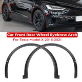 For Tesla Model X 2016 - 2021 Front Rear Left Right Wheel Eyebrow Molding Fender Flare 1035288-00-M 1078207-00-F 1075630-00-A
