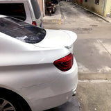 Black Spoiler for BMW F10 5 Series F18 2010-2017 Year Carbon Surface Rear Boot Ducktail Wing Decoration Accessories