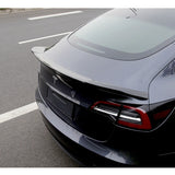 High quality ABS rear spoiler black suitcase for Tesla model 3 2017 2018-2019