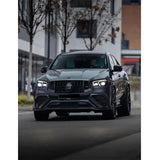 Runde Dry Carbon Fiber For Mercedes-Benz GLE Coupe Upgrade B Style Body Kit Front Lip Grille Tuyere Wheel Eyebrow Rear Diffuser