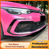 for 2020-2023 Volkswagen Golf MK8 Golf 8 GTI GTD GTE R-Line front bumper lip spoiler diffuser splitter chin trim protector