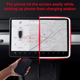 For Tesla Screen Protector Silicone Frame Display Edge Body Cover Central Control Accessories For Tesla Model 3 Y 2024 2023 2022