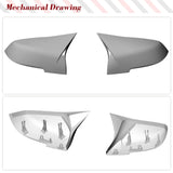 Dry Carbon Fiber Mirror Cover Caps for BMW 1 2 3 4 Series F20 F22 F23 F30 F31 F35 F34 F32 F33 F36 2012-2018 Replacement Style