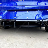 Rear Bumper Diffuser Flag Spoiler Splitter Lip Accessories For VW Golf MK5 R32 MK6 MK7 7.5 MK8 GTI MK7R 7.5R 2005-2022 Tuning