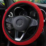 1PC Ice Silk Car Steering Wheel Cover Suitable for All Cars and All Seasons