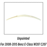 For Mercedes Benz E-Class W207 C207 2 Door Coupe E200 E300 E350 E550 ABS Rear Trunk Lid Boot Ducktail Lip Car Spoiler Wings Part