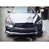 Car Body Parts Front Bumper Lip Spoiler For 2014-2017 INFINITI Q50S Modified Body Kit