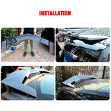 Carbon Fiber Rear Racing Spoiler for Cadillac CTS Coupe 2009-2015 Custom Parts Trunk Lip Spoiler Rear Wing Spoiler HighKick Lip