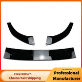 for 2020-2023 Volkswagen Golf MK8 Golf 8 GTI GTD GTE R-Line front bumper lip spoiler diffuser splitter chin trim protector