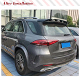 Car Rear Roof Racing Trunk Spoiler Wing For Mercedes-Benz  W167 GLE350 GLE450 GLE63 2020-2024 ABS Black  Rear Spoiler Wing Lip