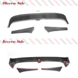 Carbon Fiber Car Rear Roof Racing Spoiler For Volkswagen VW Golf 7 VII MK7 Base Rear Trunk Spoiler Wing 2014~2016 No GTI or R