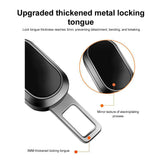 Metal Car Seat Belt Clip Buckle Extender One Button To Release 1/2 Pieces Safety Seat Belt Lock Buckle Plug 2cm Insert Socket