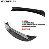 Carbon pattern CLS Style Rear Spoiler For BMW 3 -Series E46 Sedan 4Doors ABS Plastic Trunk Tuning Spoiler Lip M3 E46 Accessories