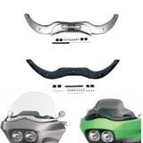 Motorcycle Windscreen Windshield Trim For Harley Touring CVO Road Glide 2004-2013 Ultra FLTR FLTRU FLTRX Custom