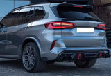 For BMW X5M F95 2019 2020 20212022 High Quality Real Carbon Fiber Front Bumper Lip Rear Diffuser Trunk Spoiler Full Body Kit
