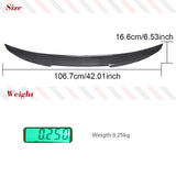 Carbon Fiber Rear Trunk Spoiler Wing for BMW 8 Series G16 4 Door 2018-2021 Car Trunk Boot Lip Wing Spoiler  Body Kit Ducktail