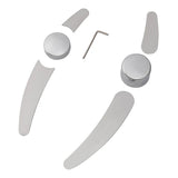 Chrome Curved Swingarm Frame Inserts & Pivot Bolt For Harley Softail Fat Boy Deuce FLSTF FLSTN 2000-2007