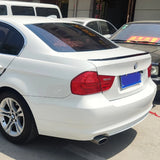 For BMW E90 M3 320i 318i 325i 330i ABS Carbon Black Rear Trunk Lid Car Spoiler Wing Boot Lip Ducktail Exterior Tuning Accessorie