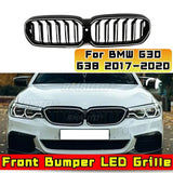 For G30 LED Grill Car Front Bumper Grill Body Kit Front Bumper LED Grille For BMW 5 Series G30 G38 2017-2020 Car Accessories