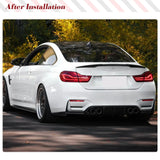 F82 Dry Carbon Fiber Spoiler For BMW 4 Series F82 M4 Coupe 2Door 2014-2020 Car Rear Trunk Boot Wing Lip HighKick Carbon Wing