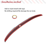 Carbon Fiber Rear Trunk Spoiler Wing for BMW 8 Series G16 4 Door 2018-2021 Car Trunk Boot Lip Wing Spoiler  Body Kit Ducktail