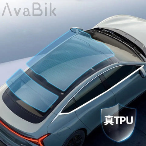 1.52m*2m/3m Car roof glass PPF blackened PPF Self Healing TPU Suitable for Tesla Y/S/X roof Protection car heat insulation Film