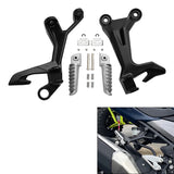 Rear Passenger Footrests Pegs Bracket For Kawasaki Ninja 400 2018-2024 Z400 2019-2024 Z500 2024