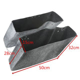 Drop-in Saddlebag Carpet Liners For Harley Touring Street Road Glide 94-13