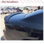 Car Rear Trunk Spoiler for Dodge Charger 2011-2022 Rear Car Rear Trunk High-Kick Tail Spoiler Wing Lip Car Accessories ABS Black