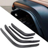 For Jeep Wrangler JL 2018+ 2021 2022 2023 Car Front Rear Mudguard Low Fender Splash Protector Protective Guards Flares Mudflaps