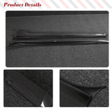 Car Side Skirts Extenion Lips Aprons for Tesla Model S Plaid  Sedan 4-Door 2021-2023 Carbon Fiber Side Extension Lip Spoiler