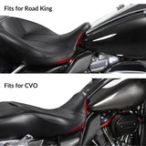 Motorcycle Rider and Passenger Seat For Harley Touring Electra Street Glide Road King Ultra Classic Street Tri Glide 2009-2023