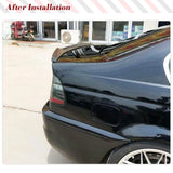Carbon Fiber Car Rear Trunk Racing Spoiler for BMW 3Series E46 320i 325i 330i M3 Rear Boot Lid Highkick Duckbill Spoiler Wing