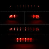 LED King Chopped Trunk Lid Lights Fit For Harley Tour Pak Touring 2014-2024