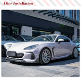 Real Carbon Fiber Car Side Air Vent  Fender Trim Cover For Subaru BRZ Toyota GR 86 2022 2023 Car Side Vent Trim Flaps Fins Apron